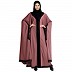 Front open designer kaftan with lace work- Puce pink Front open designer kaftan with lace work- Puce pink